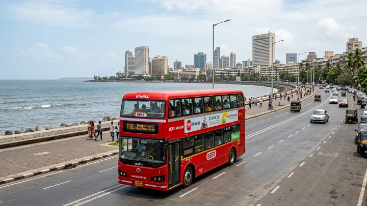 BEST Mumbai Electric Double Decker Bus