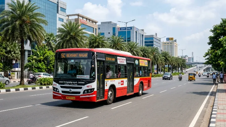 MTC Chennai Metropolitan Transport Bus